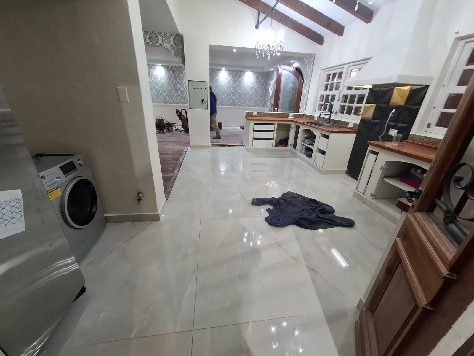 Interior de cocina de lujo